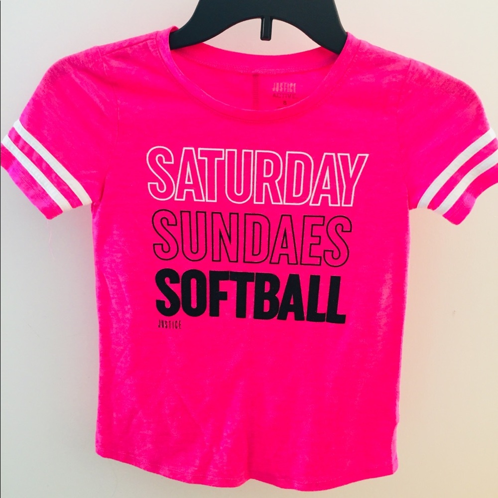 Hot pink shirt for girls